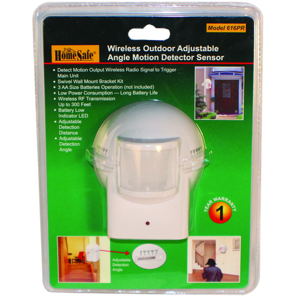 HomeSafe Wireless Home Security Motion Sensor